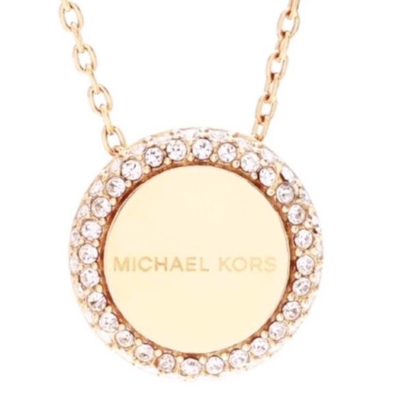 NWT MICHAEL KORS Gold-Tone Necklace - Picture 3 of 5